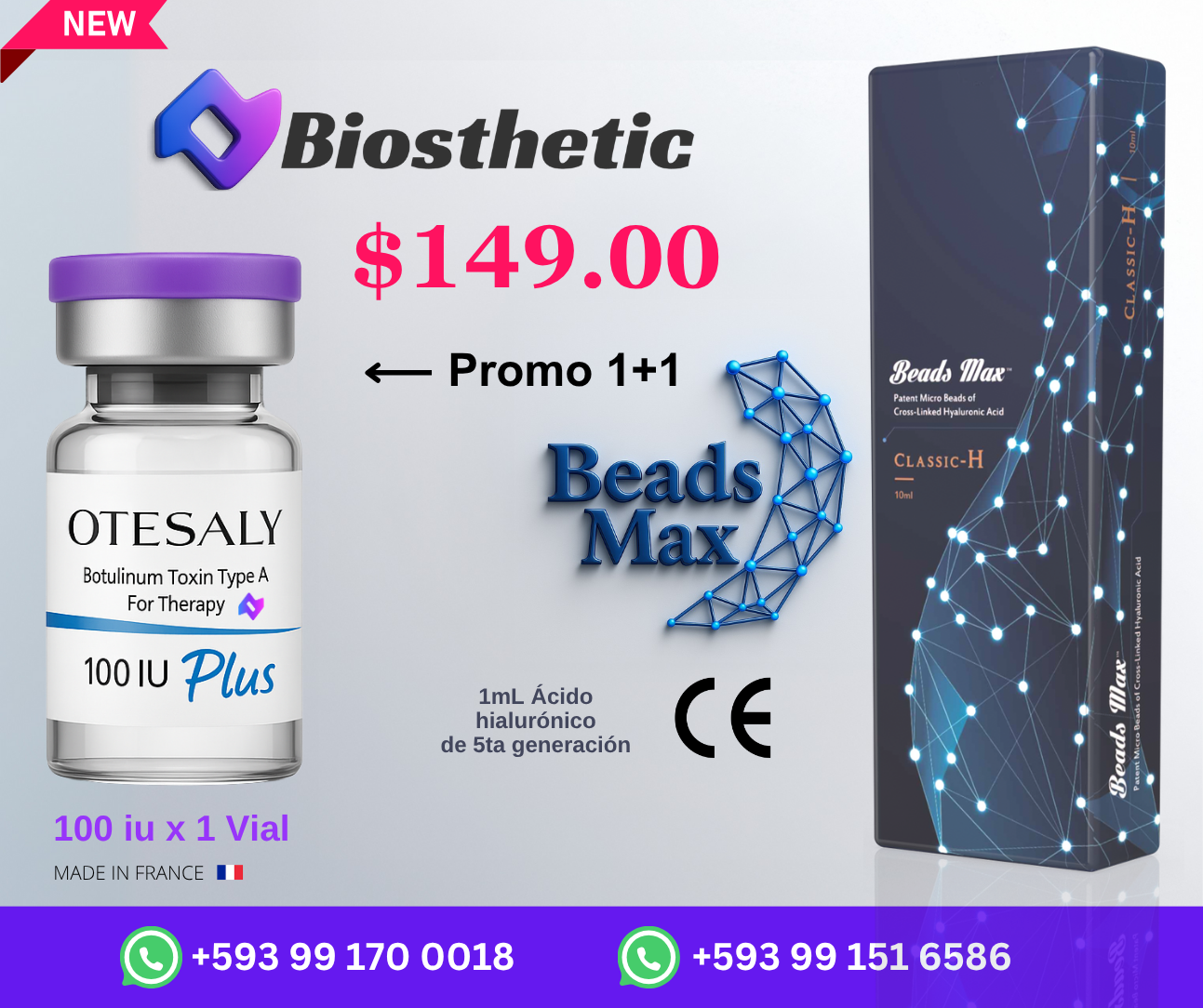 Otesaly con Beads Max Bioesthetic Ecuador
